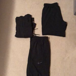 Mens Nike Dry Fit Sweatpants, Hoody and shorts